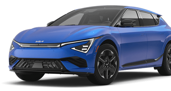Left facing GT-Line RWD trim vehicle image in Nebular Blue 