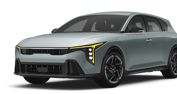 Left facing K4 GT-Line trim vehicle image in Morning Haze