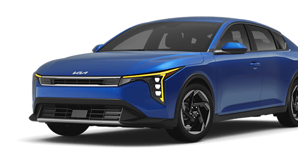 Left facing K4 EX trim vehicle image in Deep See Blue