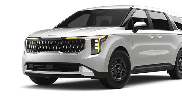 Left facing Carnival LX trim vehicle image in Snow White Pearl.