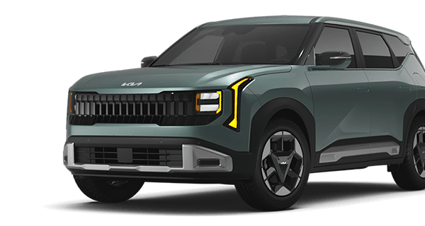 Left facing Seltos S trim vehicle image in Iceberg Green