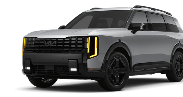 Left facing Telluride X-Line SX AWD trim vehicle image in Wolf Gray.